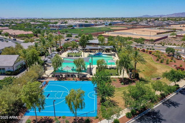 14160 W Georgia Dr, Surprise, AZ 85379 - aerial perspective of suburban area featuring a pool