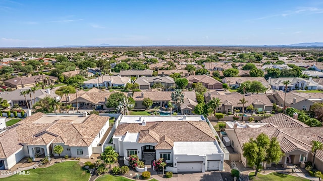 bird's eye view featuring a residential view