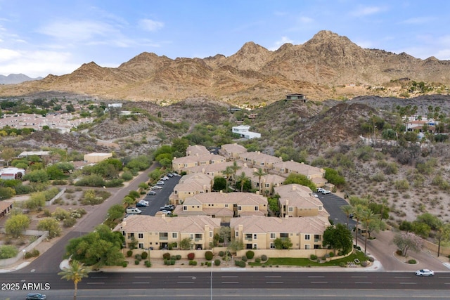 7887 N 16th St Unit 226, Phoenix, AZ 85020 - aerial view of property's location featuring a mountainous background and nearby suburban area