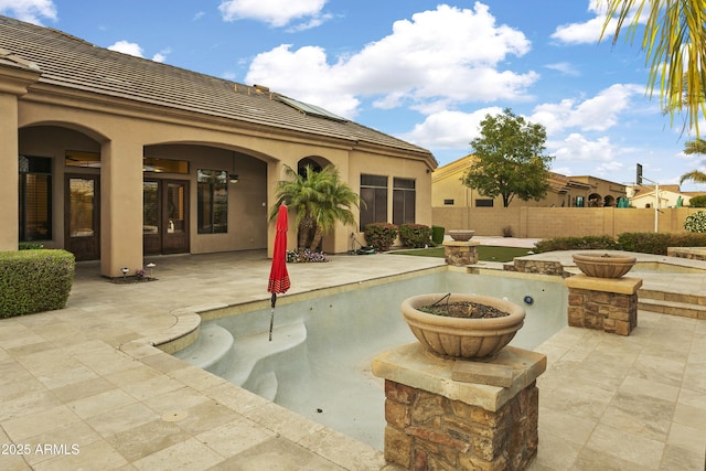 4401 E Taurus Pl, Chandler, AZ 85249 - view of pool featuring a patio and fence