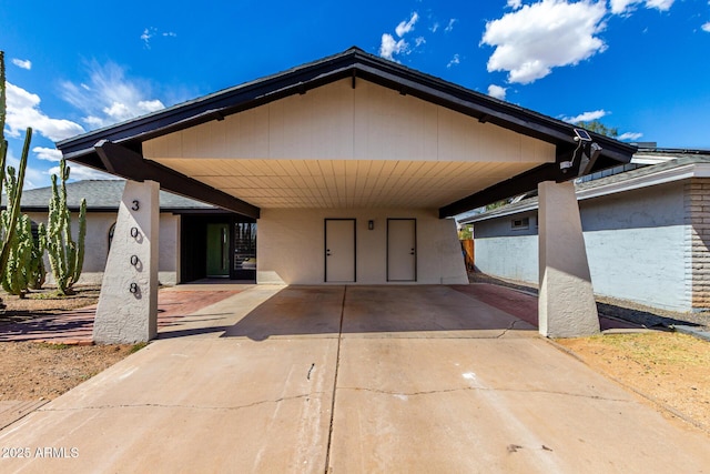 3008 W Michigan Ave, Phoenix, AZ 85053 - view of front of property with an attached carport and concrete driveway