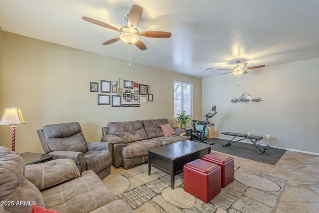 26842 N 176th Ln, Surprise, AZ 85387 - living area with ceiling fan