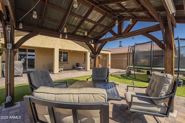 26842 N 176th Ln, Surprise, AZ 85387 - view of patio with a trampoline