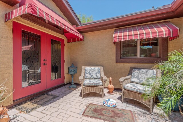 1702 W Monterosa St W, Phoenix, AZ 85015 - view of patio / terrace with french doors