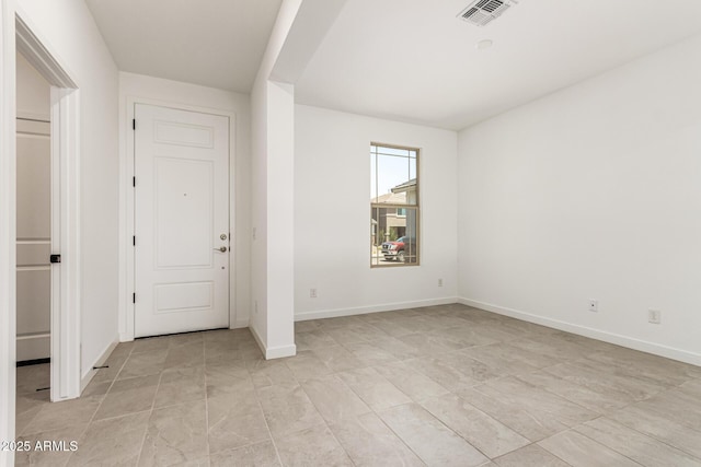 entrance foyer with baseboards