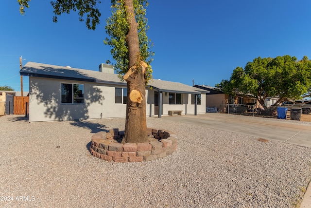 view of ranch-style home