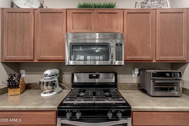 kitchen featuring stainless steel appliances