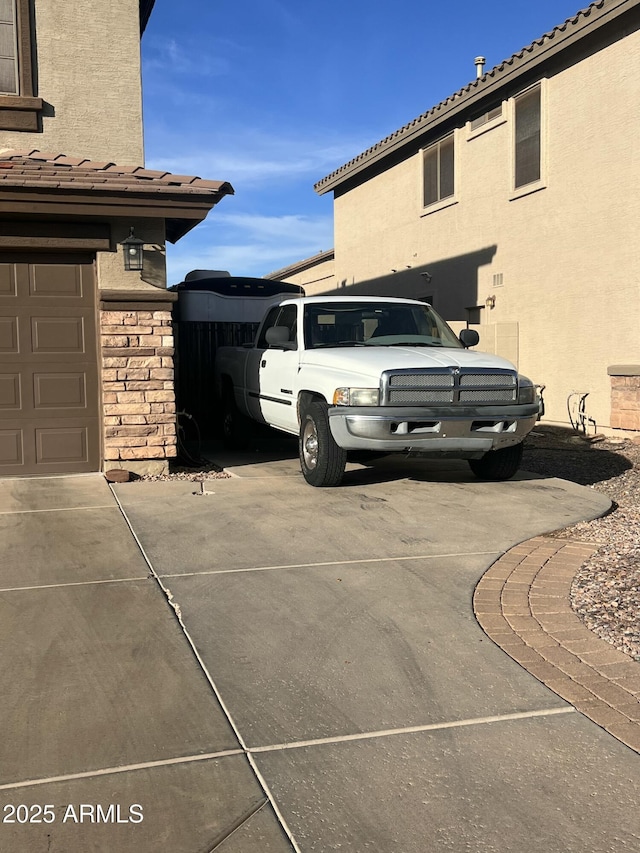 view of vehicle parking