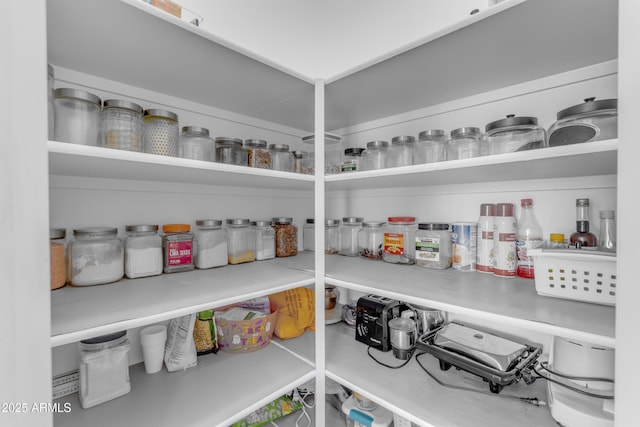 view of pantry