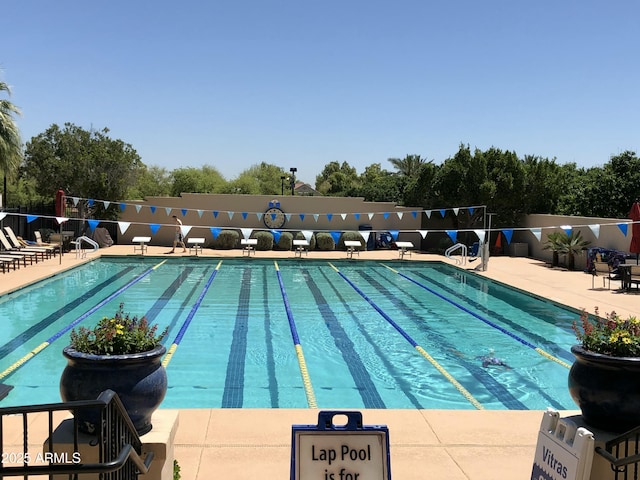 view of community pool