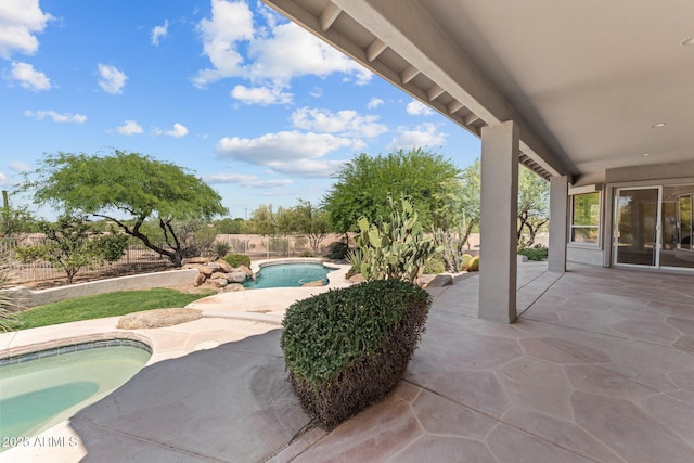 31234 N 47th Pl, Cave Creek, AZ 85331 - view of pool featuring a fenced backyard and a patio area