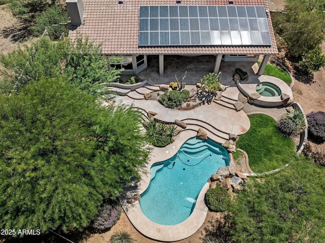 31234 N 47th Pl, Cave Creek, AZ 85331 - view from above of property featuring a pool