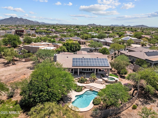 31234 N 47th Pl, Cave Creek, AZ 85331 - aerial perspective of suburban area featuring a mountainous background