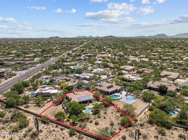 31234 N 47th Pl, Cave Creek, AZ 85331 - view of property location featuring a mountainous background and property boundaries highlighted