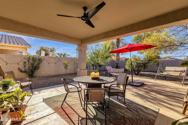 view of patio