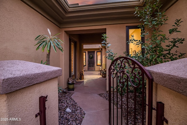 view of entrance to property