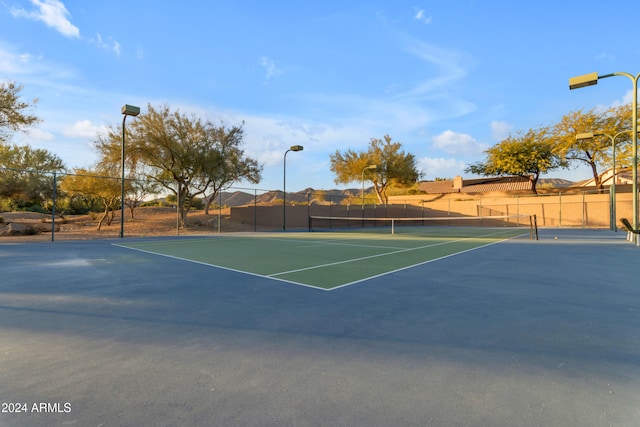 view of sport court