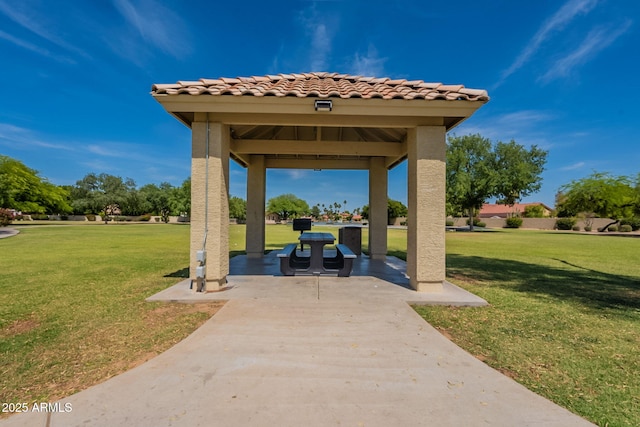 11526 W Bermuda Dr, Avondale, AZ 85392 - view of patio with a gazebo