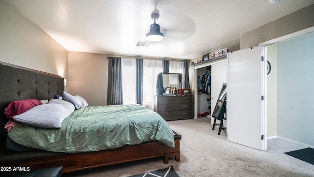 7274 W State Ave, Glendale, AZ 85303 - carpeted bedroom with a closet and a ceiling fan