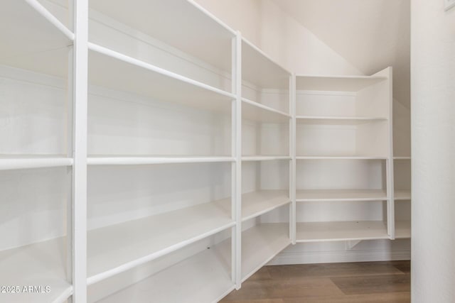 view of storage area