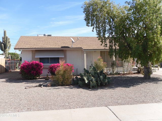 view of ranch-style house