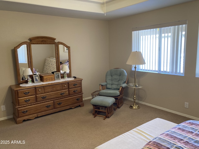 bedroom featuring carpet floors