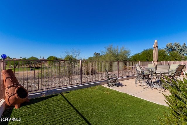 11553 W Sonoran Ct, Surprise, AZ 85378 - view of yard featuring a patio