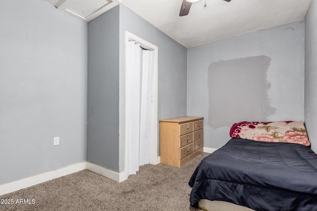 3913 W Sherman St, Phoenix, AZ 85009 - carpeted bedroom featuring ceiling fan and baseboards