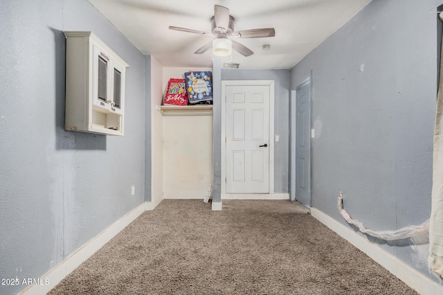 3913 W Sherman St, Phoenix, AZ 85009 - unfurnished bedroom featuring carpet floors, baseboards, and ceiling fan