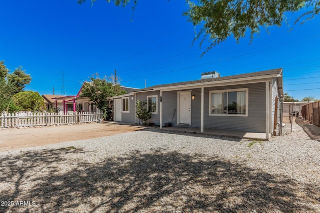3913 W Sherman St, Phoenix, AZ 85009 - view of front of house with a patio area and a porch
