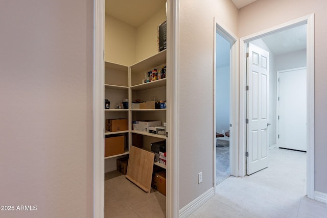 view of pantry