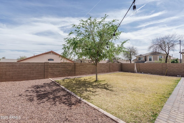 2889 S 161st Dr, Goodyear, AZ 85338 - view of yard featuring a fenced backyard