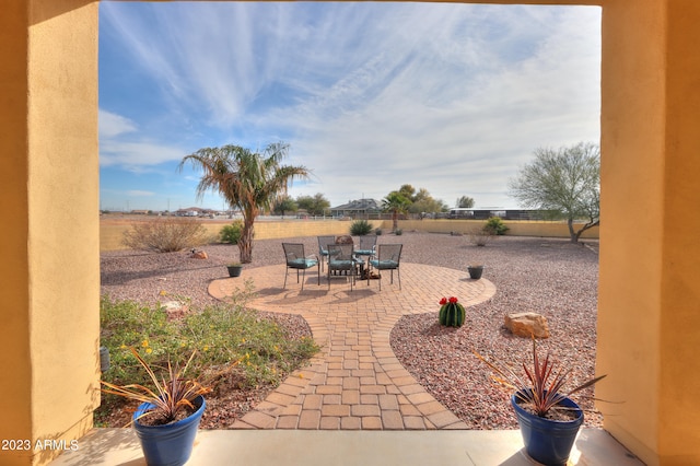 view of patio