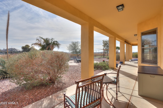 view of patio