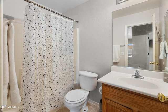 1374 E 10th Pl, Casa Grande, AZ 85122 - bathroom featuring vanity and shower / bathtub combination with curtain