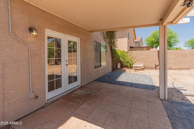 1374 E 10th Pl, Casa Grande, AZ 85122 - view of patio featuring french doors