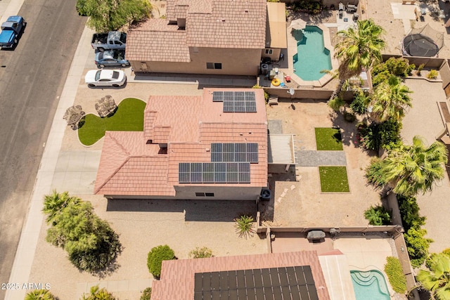 1374 E 10th Pl, Casa Grande, AZ 85122 - aerial view of property and surrounding area featuring a pool