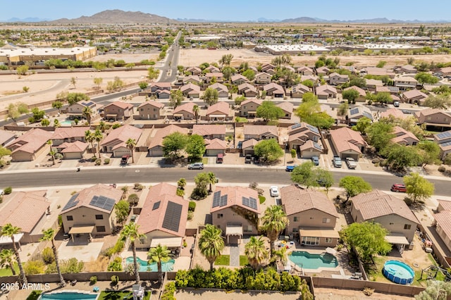1374 E 10th Pl, Casa Grande, AZ 85122 - aerial view of residential area with mountains
