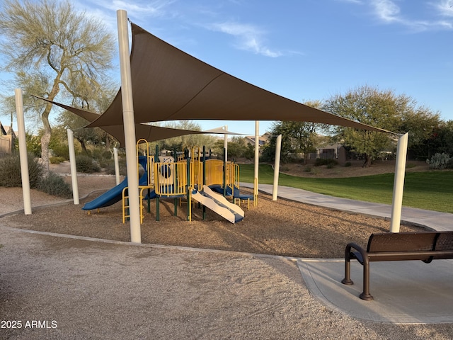 view of jungle gym