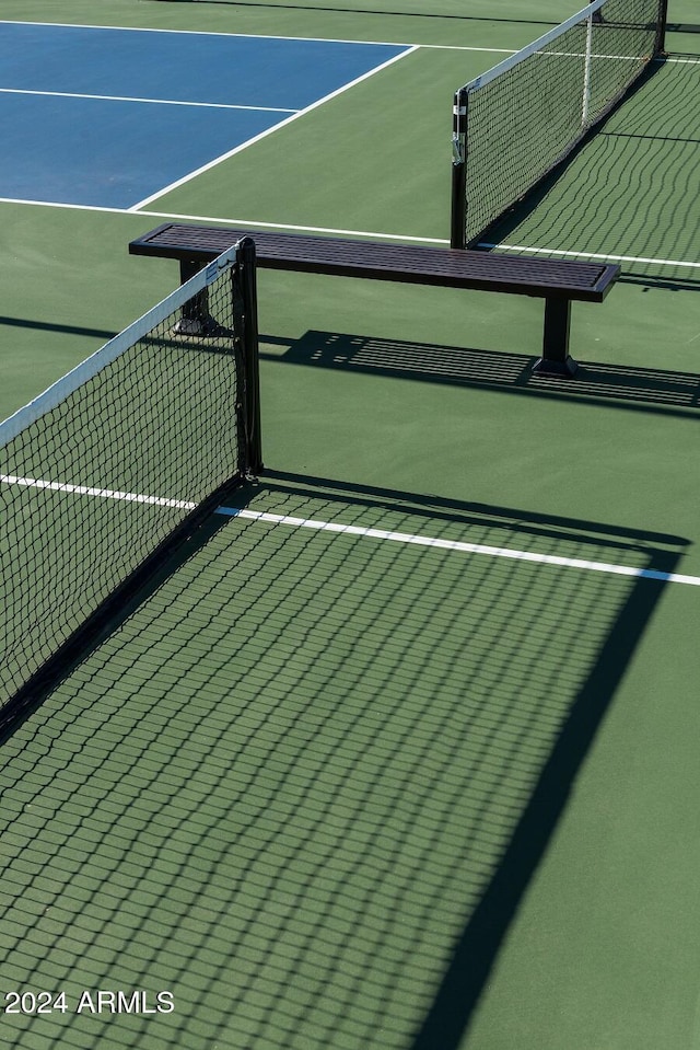 view of tennis court