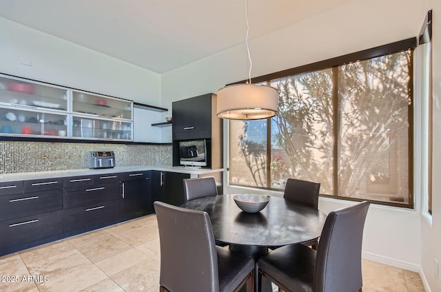 view of dining room