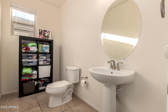 2149 E Aire Libre Ave, Phoenix, AZ 85022 - half bathroom with toilet and tile patterned floors
