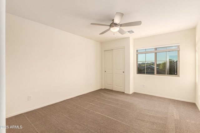 2149 E Aire Libre Ave, Phoenix, AZ 85022 - carpeted spare room with a ceiling fan and baseboards