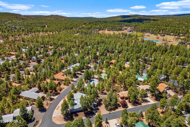 2080 W Pine Grove Dr, Show Low, AZ 85901 - aerial view of property's location featuring a forest and a nearby body of water