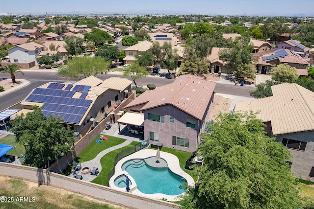 13709 W Rovey Ave, Litchfield Park, AZ 85340 - aerial view of residential area with a pool