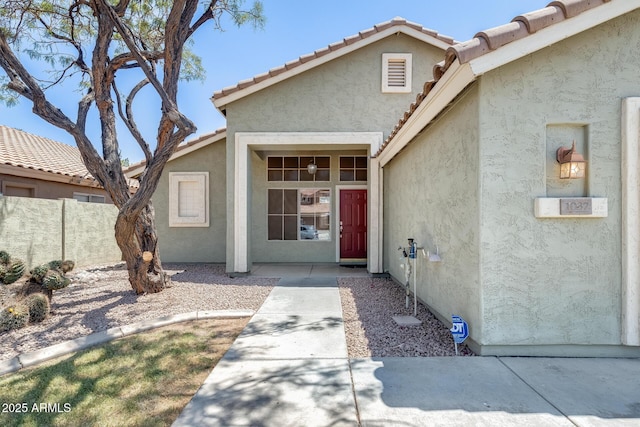 1037 E Baylor Ln, Gilbert, AZ 85296 - doorway to property with stucco siding