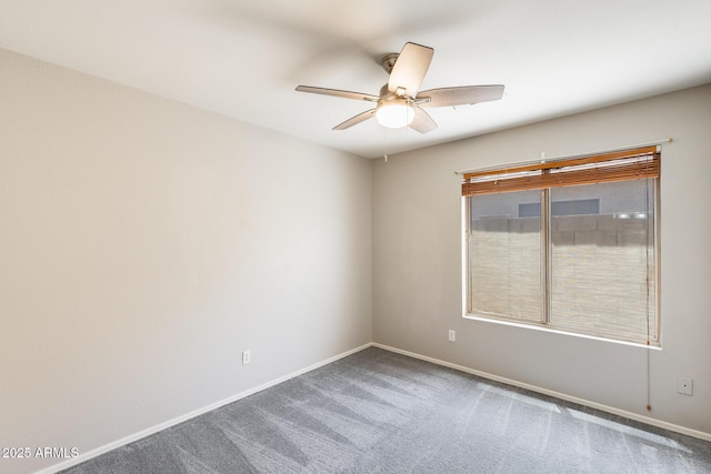 1037 E Baylor Ln, Gilbert, AZ 85296 - spare room with ceiling fan and carpet flooring