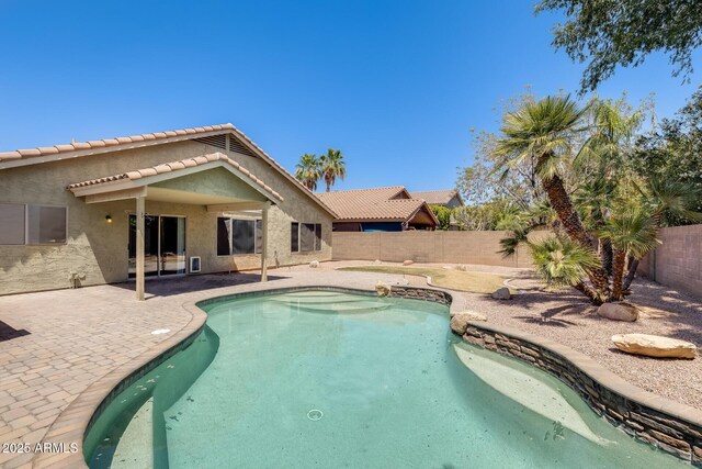 1037 E Baylor Ln, Gilbert, AZ 85296 - view of pool featuring a fenced backyard and a patio