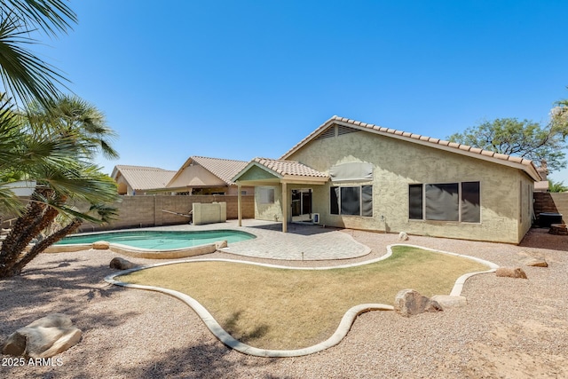 1037 E Baylor Ln, Gilbert, AZ 85296 - view of swimming pool featuring a fenced backyard and a patio area