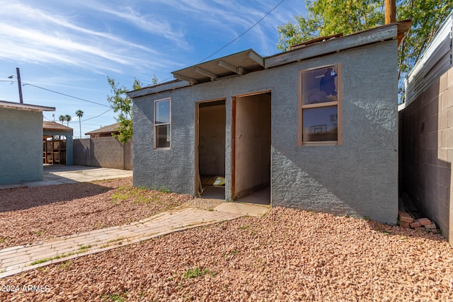 view of back of house